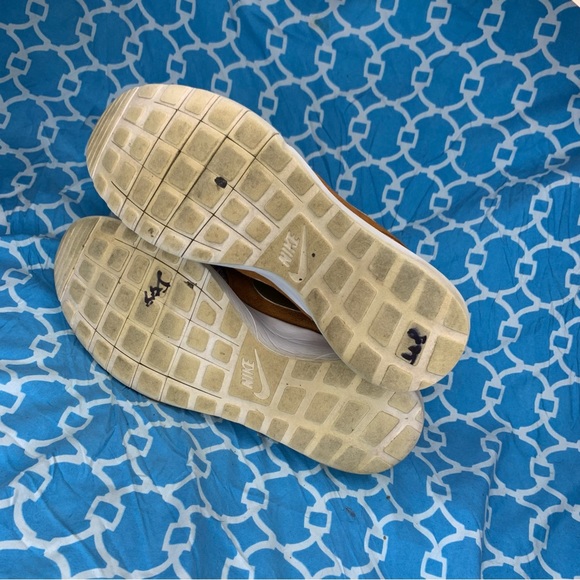 Nike Men’s size 10 Roshe NM flyknit PRM premium brown mocha navy casual sneakers - Picture 2 of 11